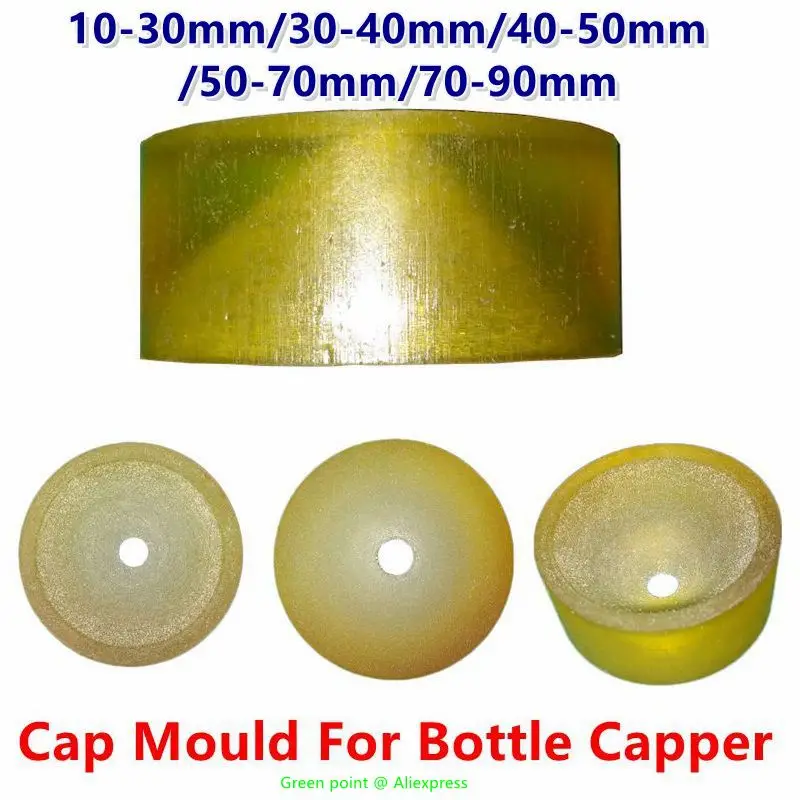 Wear-resistant Beef Tendon Silicone Pads / Rubber Pad Head For Hand-held Capping Machine Accessories Cap Mould For Bottle Capper