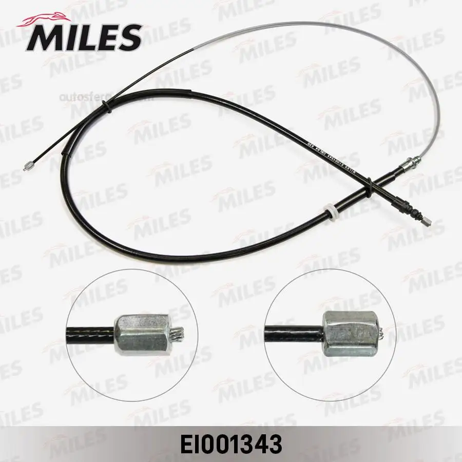 MILES EI001343 Трос ручного тормоза RENAULT MEGANE III 18831062мм