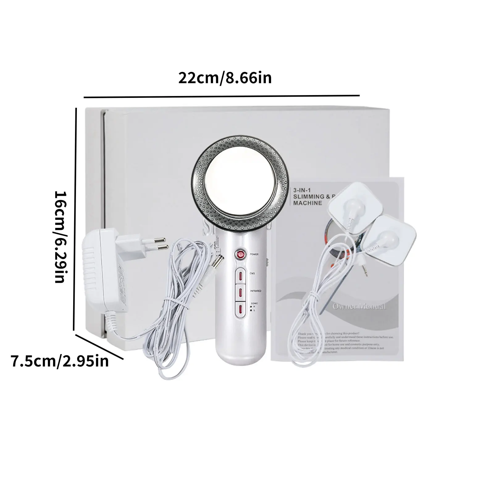 Ультразвуковой прибор для удаления жира CS-103 - Стандартный подарочный набор