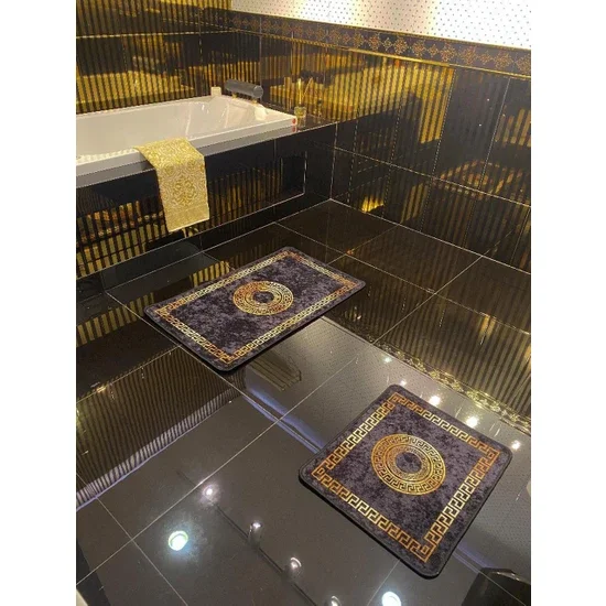 

2 шт./упаковка, латексные Нескользящие водонепроницаемые коврики для ванной