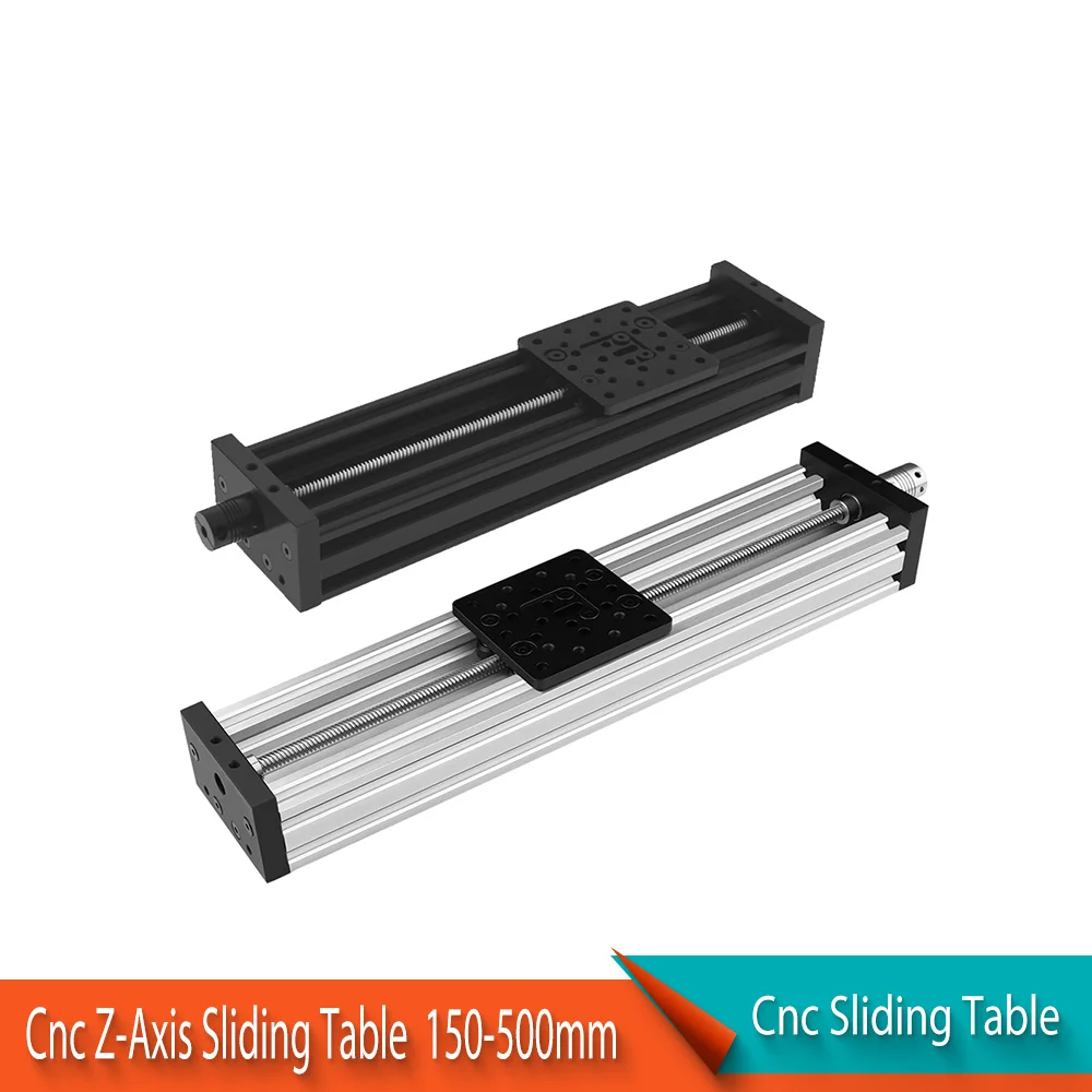 Cnc Sliding Table 3D Printer Z-Axis Sliding Table Screw T8 Z-Axis Nema23 57 Stepper Motor Diy C-Beam Linear Actuator Bundle
