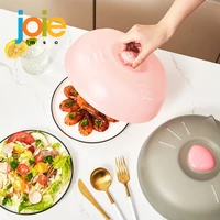joie microwave plate lid food cover washable transparent anti splash cap with handle food preservation vent lid kitchen tools