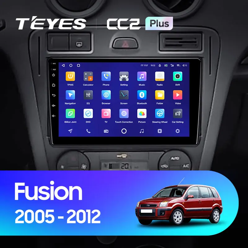 TEYES CC2L и CC2 Plus Штатная магнитола For Форд Фьюжн рестайлинг Ford Fusion 1 2005 - 2012 Android до