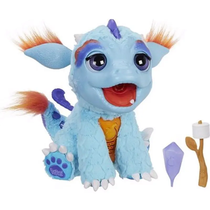 

ORIGINAL FUR REAL Realistic Magic Baby Dragon Releases Real Smoke