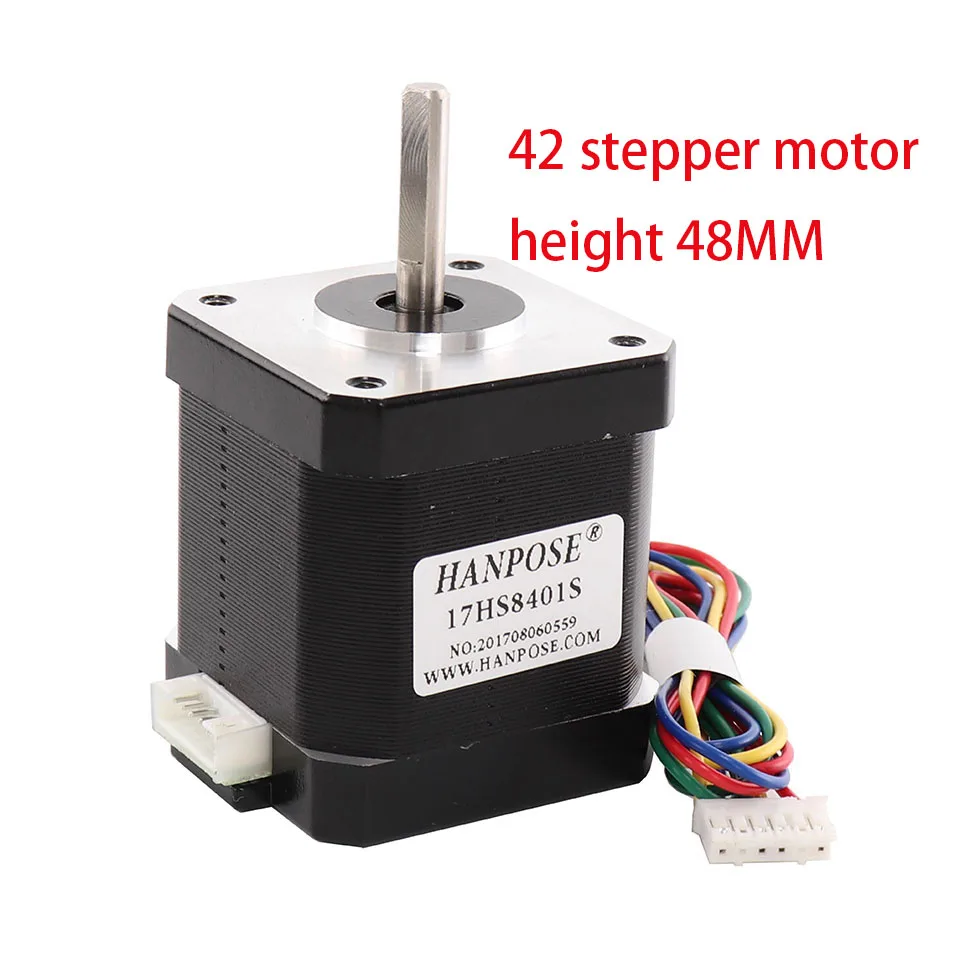 Новый 42 Шаговый двигатель Nema17 крутящий момент 55 нсм высота 48 мм гравировальная