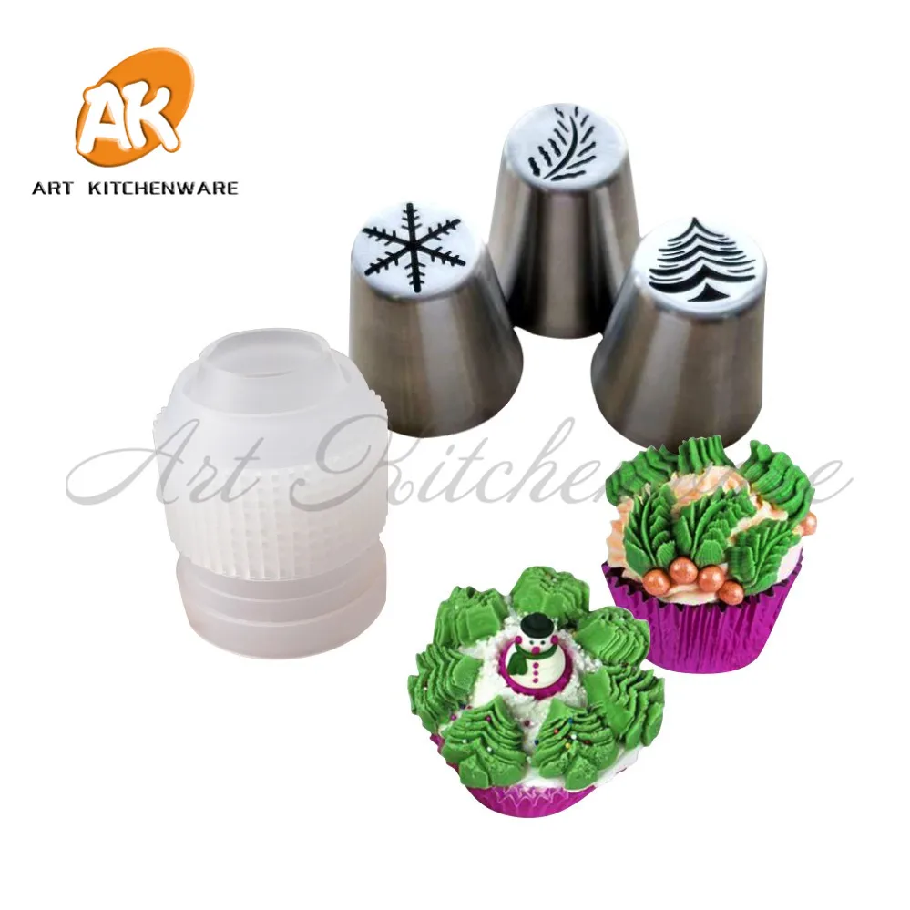 

Насадки для торта "Тюльпан", набор из 3 шт., нержавеющая сталь