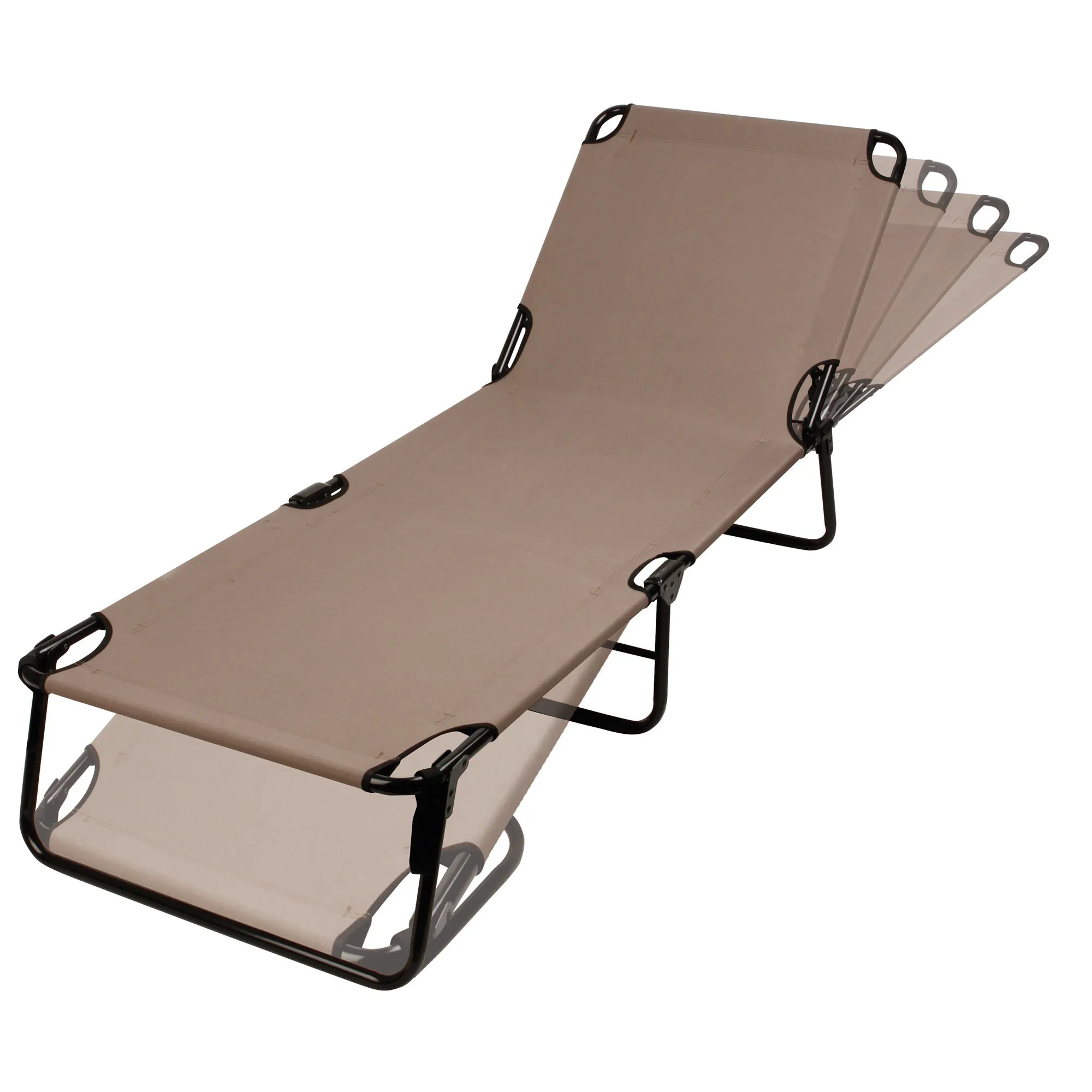 Portable Convertible Camping Cot, Fits A Person Up To 6'6