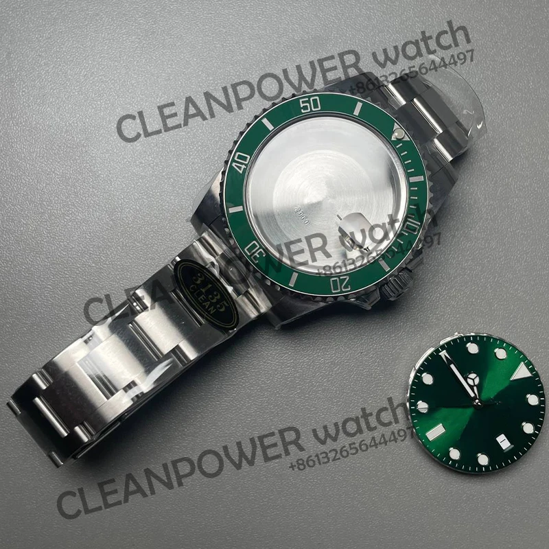 

Clean Factory Latest Version 116610 Submariner Hulk Green Bezel Perfect Quality VS3135 Movement 904L Watch Finished Product