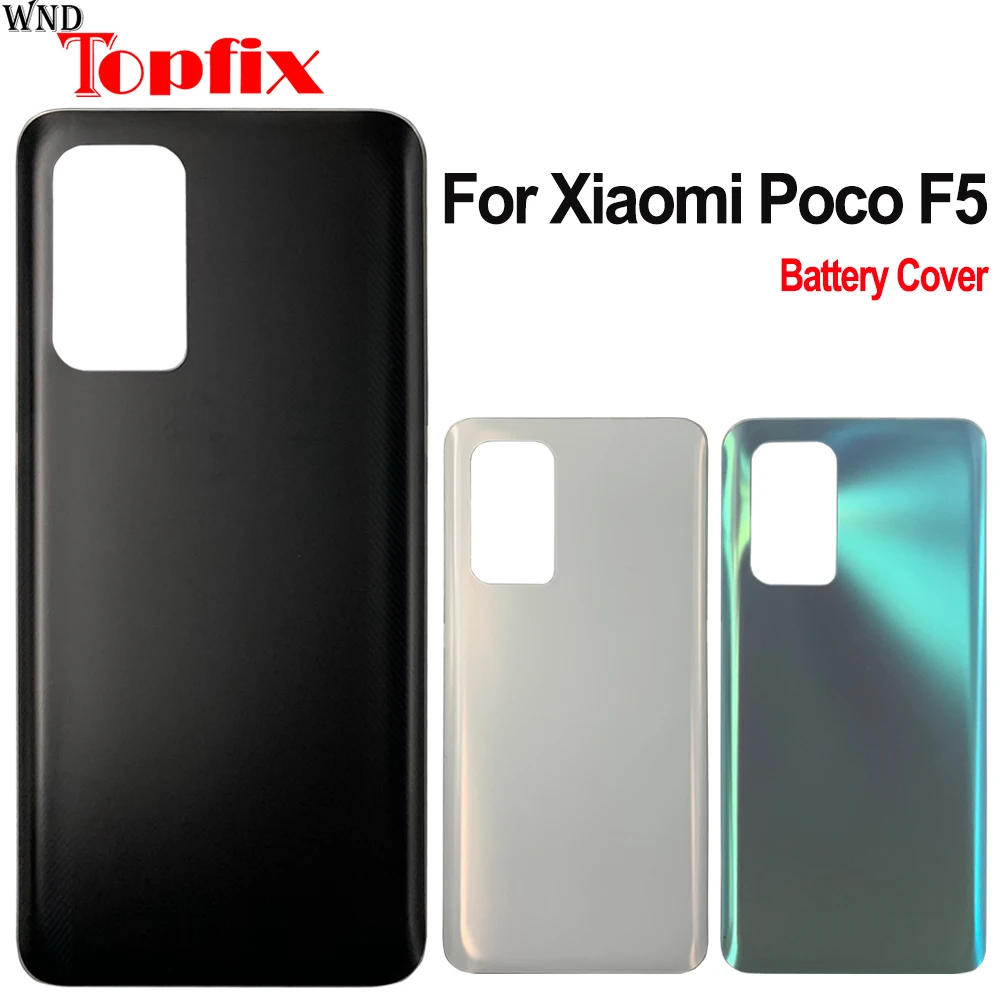 

Крышка батарейного отсека для Xiaomi Poco F5, 6,67 дюйма, задняя крышка корпуса для Xiaomi 23049PCD8G 23049PCD8I, Крышка батарейного отсека