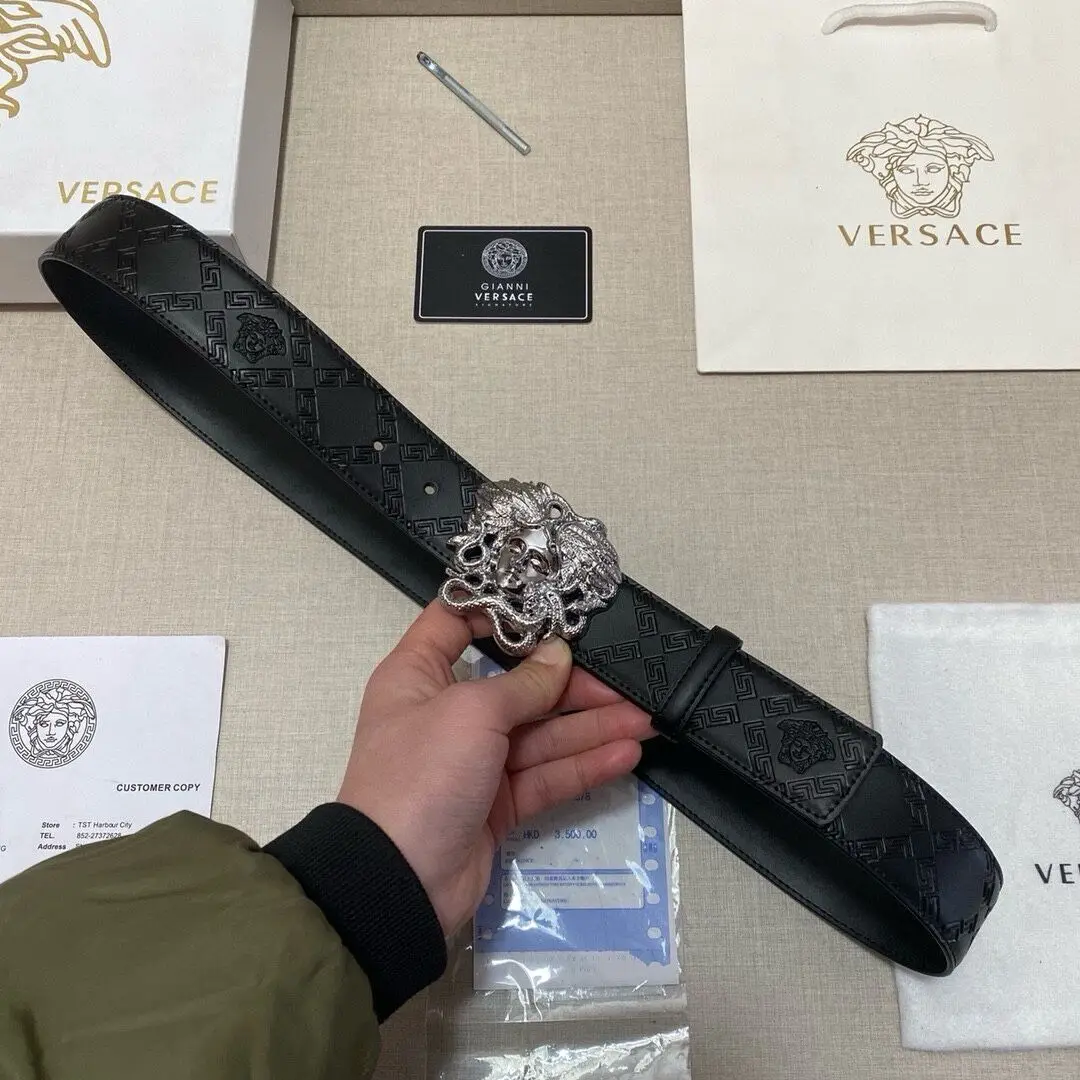 точная копия 1:1 Копия Стиля Версаче1:1 Сотни Новых Женских Ремней Простой Модный Тонкий Ремень Длиной 38 См.