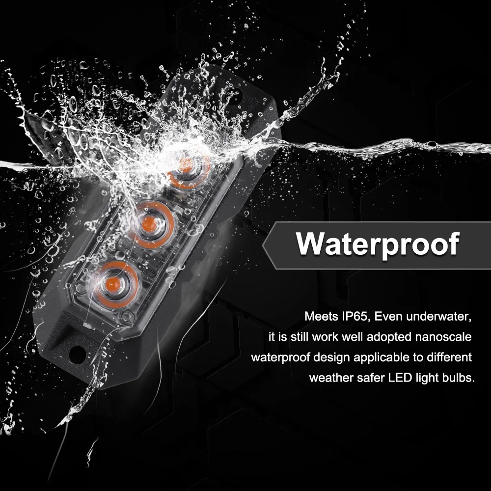 Высокоинтенсивный стробоскоп с 4 светодиодами 2 шт. фотовспышка комплект-17