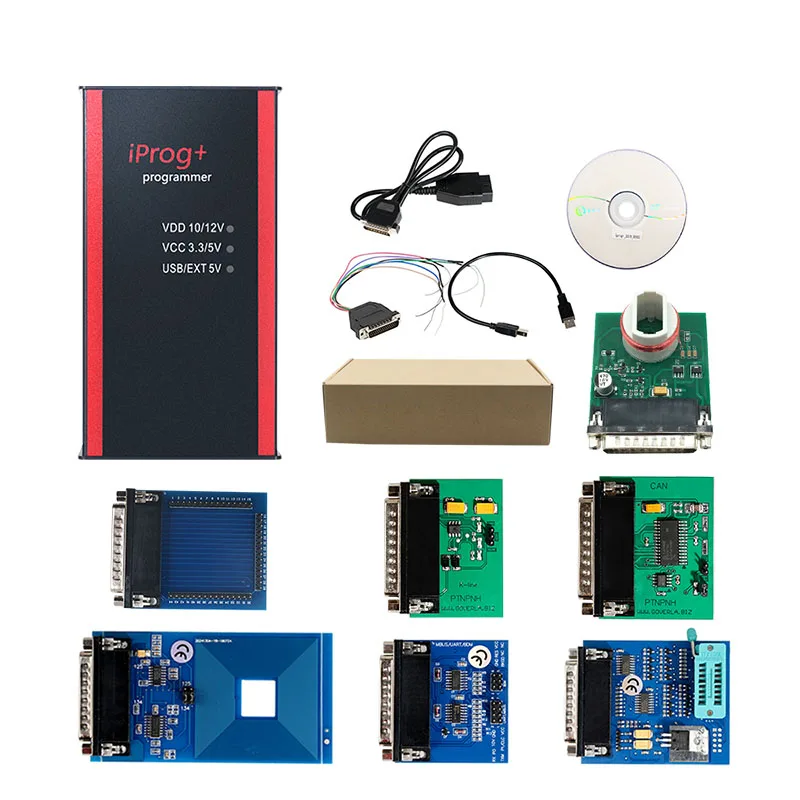 Полный комплект адаптеров Iprog + Plus V85 IPROG Pro V87 ECU Key программатор с поддержкой сброса