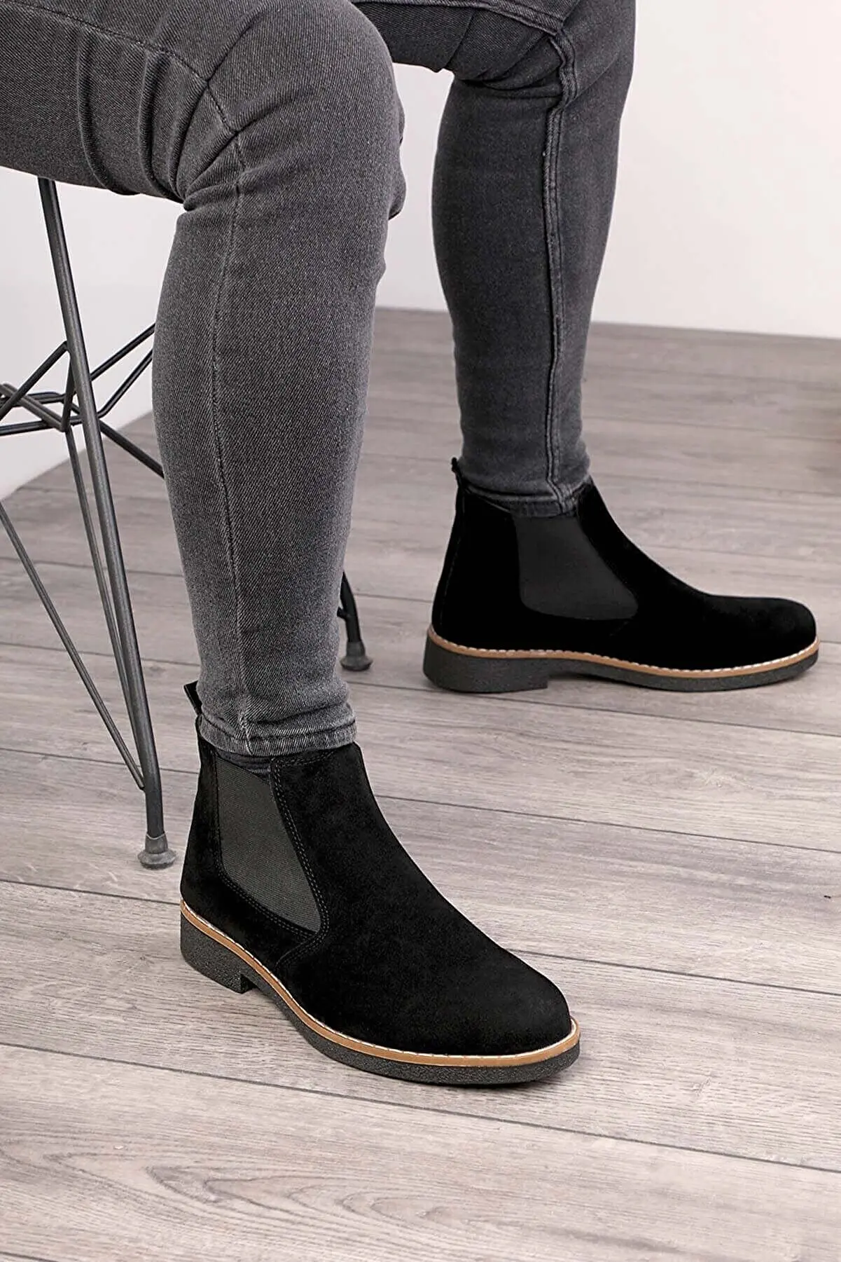 Unisex Orthopedic Insole Gift Chelsea Boots Black