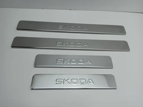 накладки на пороги шкода октавия а5