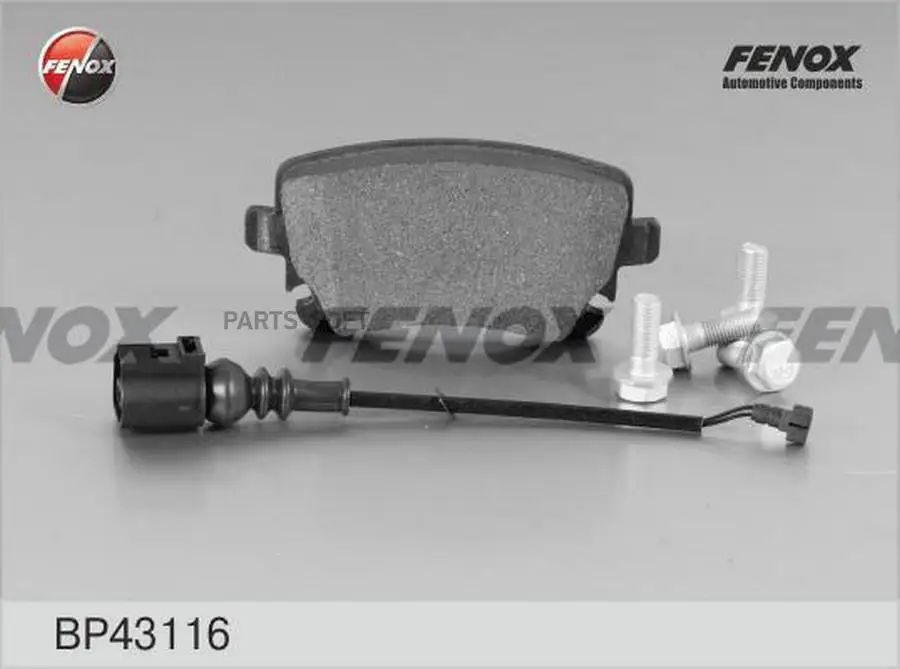 FENOX BP43116 Колодки тормозные задние VW Multivan V Transporter