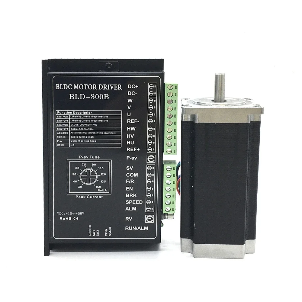 

Комплект бесщеточных двигателей BLDC Nema23 с фланцем 125 Вт/188 Вт нм/Нм 24 В постоянного тока 57 мм