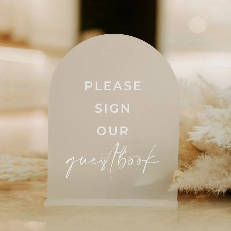 Набор из 3 свадебных вывесок, вывеска для гостевой книги, матовая акриловая открытка и подарки, влюбленный знак памяти, свадебная вывеска, декор для праздвечерние стола