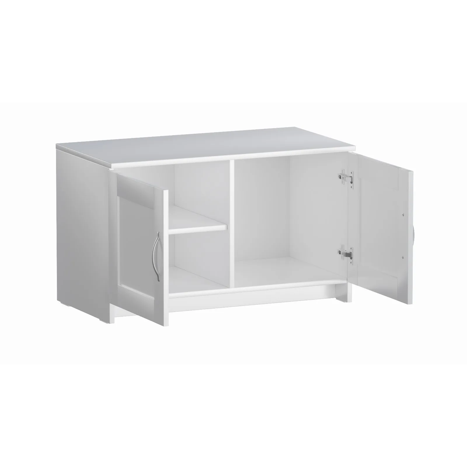 Тумба 2 двери СИРИУС 782х412х471 Белая 9679378s