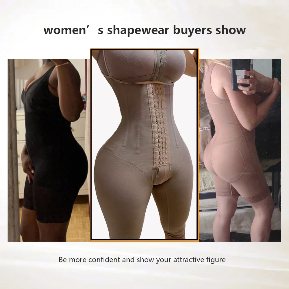 Bodyshaper For Women Waist Corset Sexy Full Body Shaper Support Compression Open Bust Charming Curves
