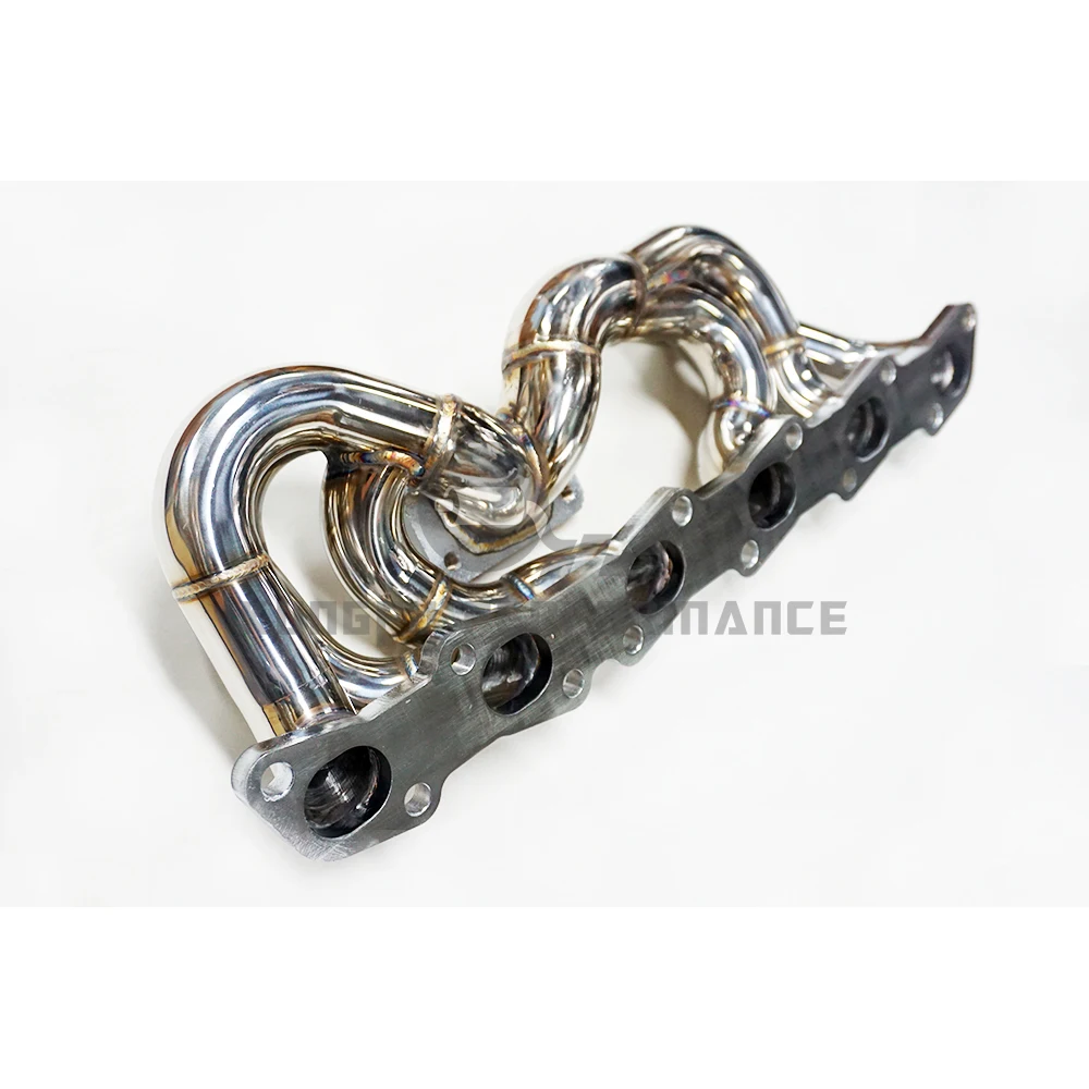 Фото Выпускной коллектор KUNGFU SS304 T3 с низким креплением для Nissan Skyline R32 R33 R34 RB20 RB25 RB20DET RB25DET №3