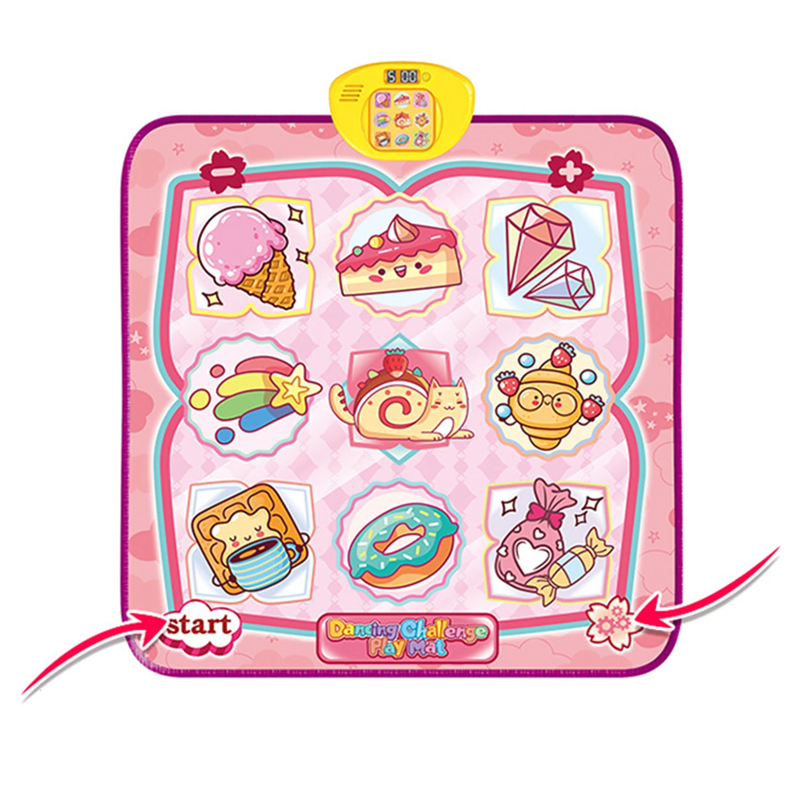 

Нескользящий Детский обучающий танцевальный коврик, игрушки для детей, Детский напольный коврик для танцев и тортов, Сенсорный игровой ков...