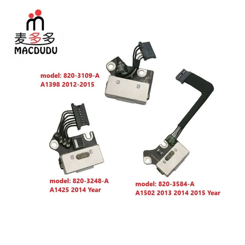 

Used Original Power DC Jack 820-3109-A 820-3248-A 820-3584-A For MacBook ProRetina 13" 15" A1398 A1425 A1502 2012 2013 2014 2015