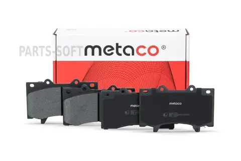 METACO 3000-531 Колодки тормозные передние к-кт