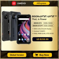 UMIDIGI BISON GT2 PRO Android Rugged Smartphone Helio G95 6 5 FHD NFC 64MP Camera 6150 mAh Battery Phone