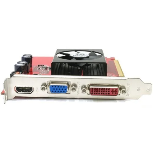 Видеокарта 256Mb PCI-E GDDR3 Palit RADEON HD2400XT Sonic (RTL) D-Sub DVI HDMI Б/У |