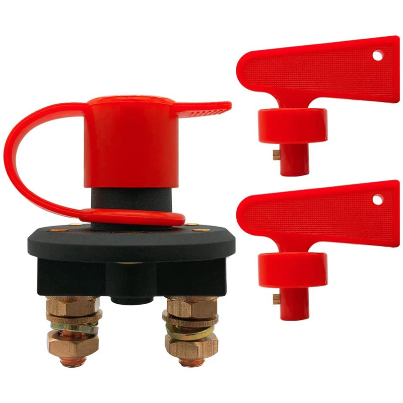 

Ampper Battery Disconnect Switch Isolator Cut Off Power Kill Master Battery Switch for Marine Car Boat RV ATV Vehicles
