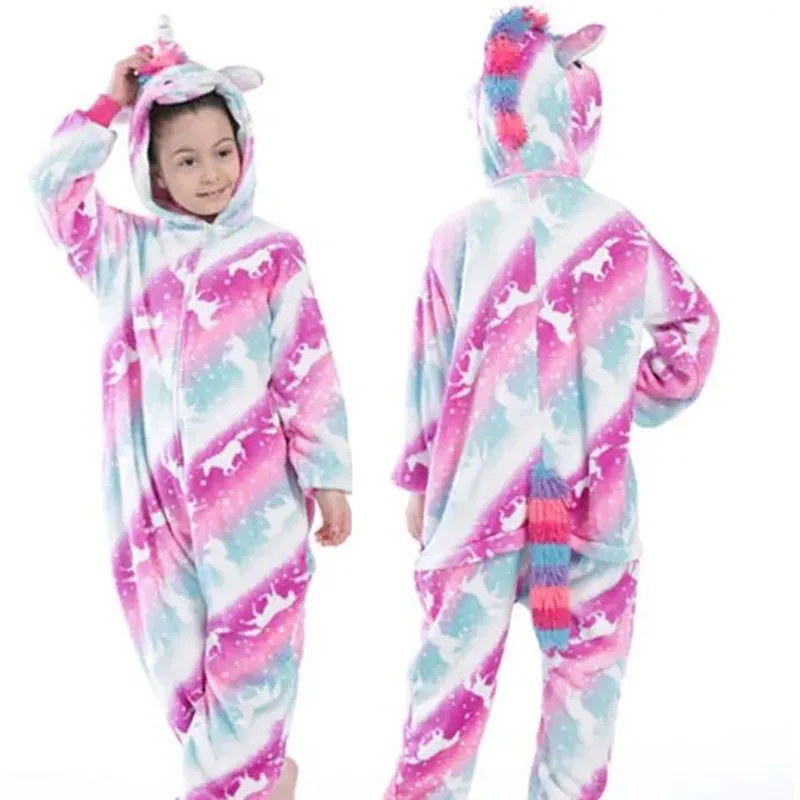 Family Kigurumi Pajamas Pink Dinosaur Animal Onesie Cosplay Costume Pajamas For Kids and Adults With Slippers