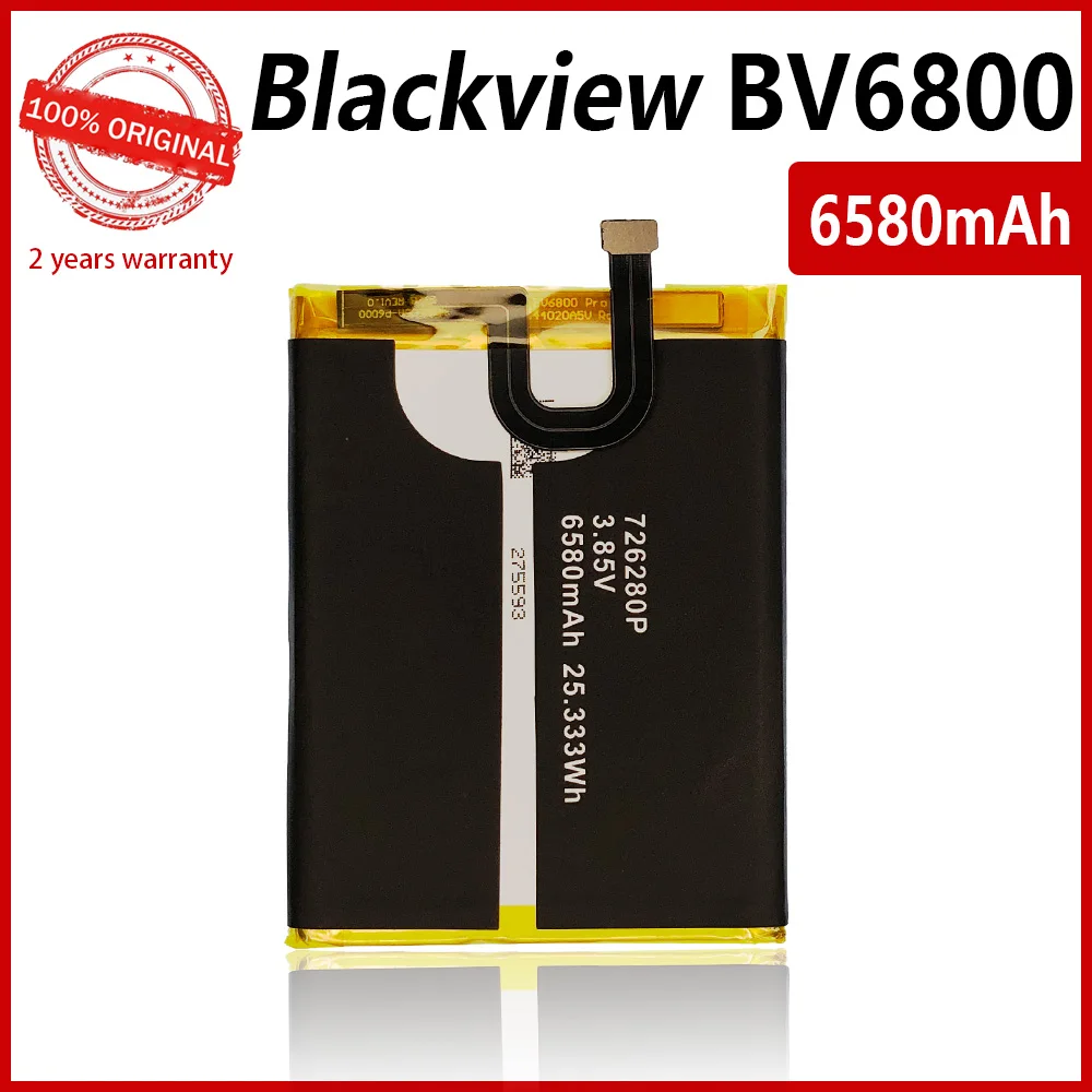 100% Оригинальный 6580mAh Blackview BV6800 726280p Аккумулятор для BV6800/BV6800 Pro запасная деталь