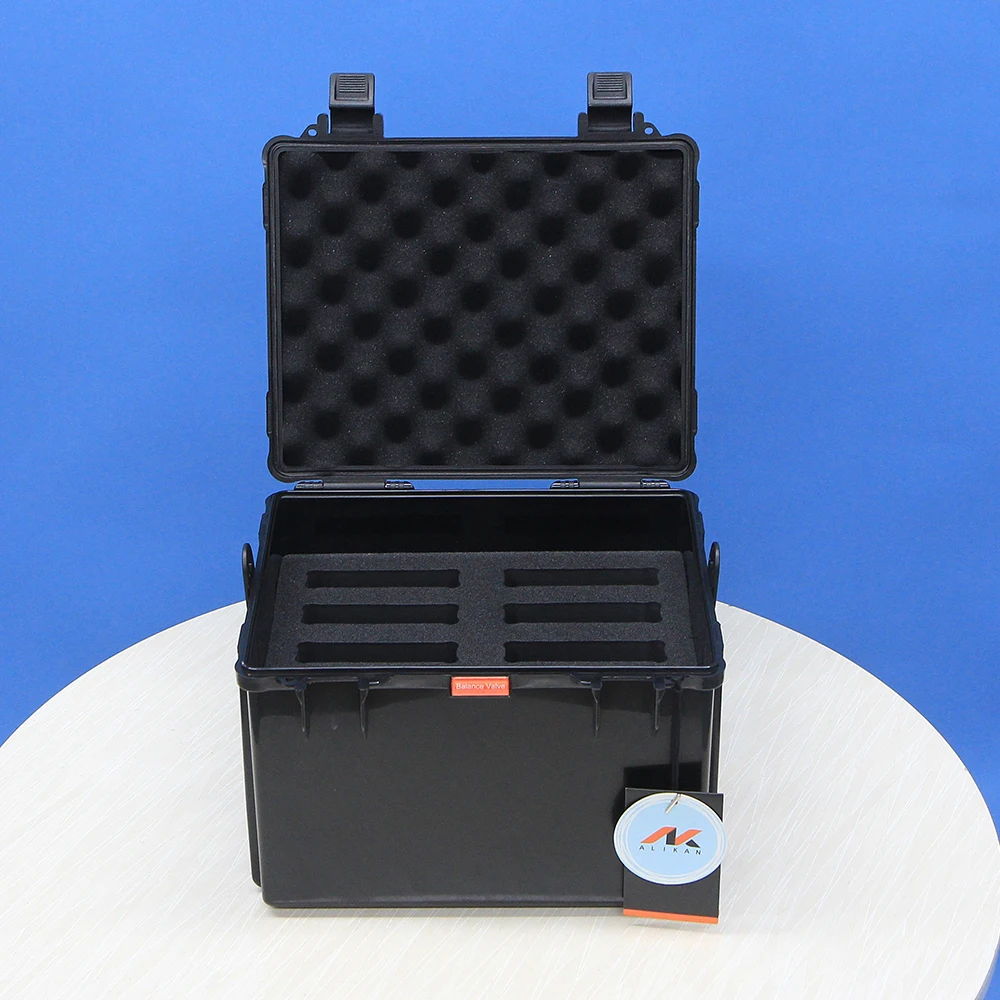 Фото ALIKAN HDD8-WP 32x26.8x21.6см Коробка для хранения жестких дисков из полипропилена, водонепроницаемый жесткий кейс, пылезащитный, ударопрочный №2