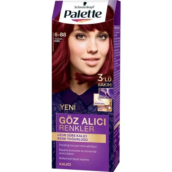 S In Schwarzkopf Palette 6-88 Intense Red Hair Color