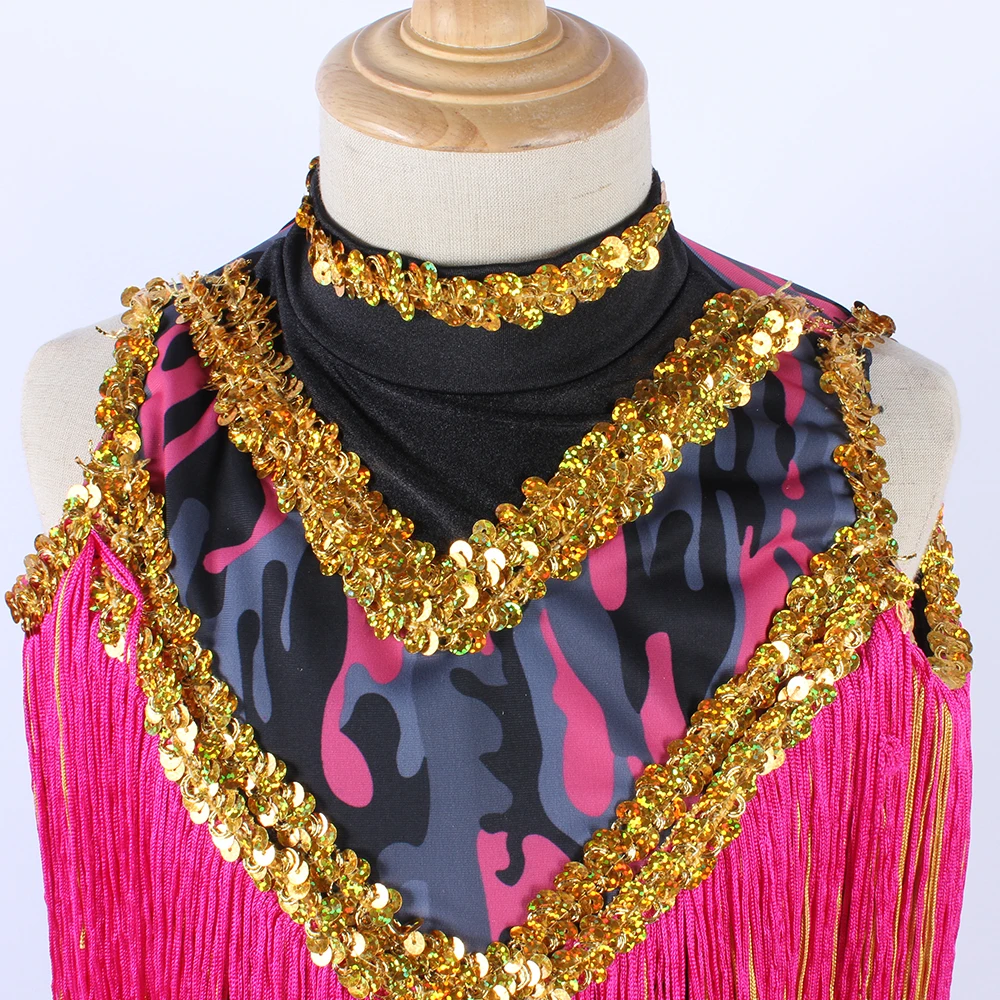 Комбинезон для девушек с камуфляжным принтом чарлидинга блестящий танцевальный