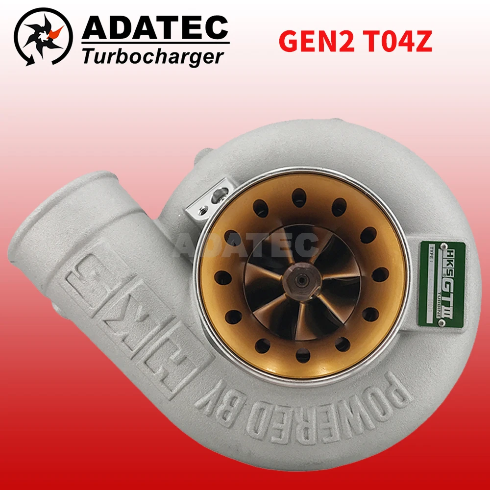 Фото Продуктивный турбокомпрессор Gen 2, для HKS T04Z T66-2 GT35 GT3584 T4 TO4Z T04R TO4R T04S TO4S Anti-Surge Turbo T4 V-Band 0,82AR №1