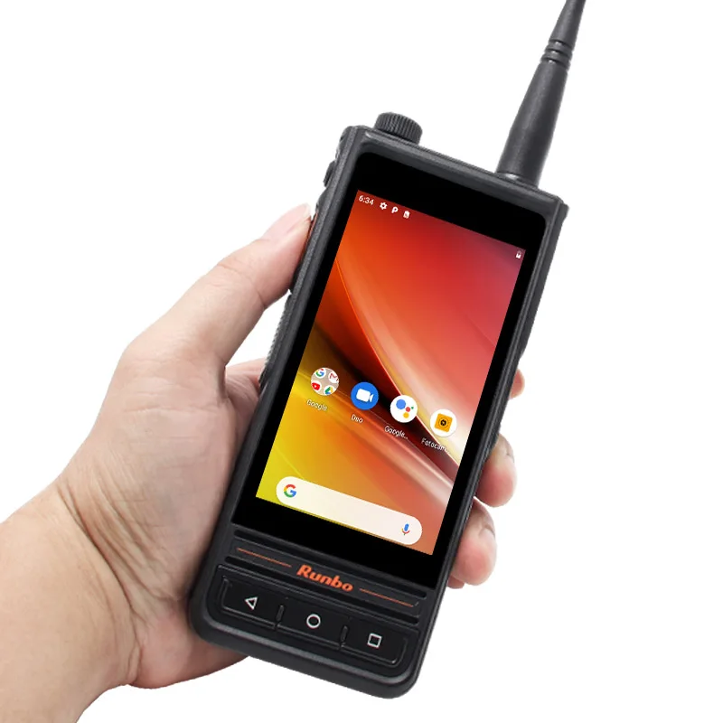 UNIWA Runbo E81 Walkie Talkie водонепроницаемый смартфон 4 Гб 64 Гб UHF VHF мобильный телефон Android 8,1 Helio P23 сотовый телефон 2500 мАч NFC