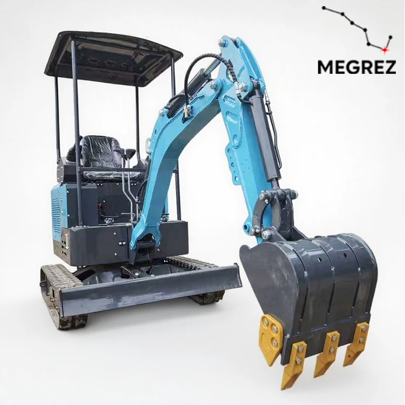 Фото Мини-экскаватор 1,5 тонны с дизельным двигателем Kubota, гусеничный тип для фермерского траншей — сертифицированный EURO5 CE EPA №5