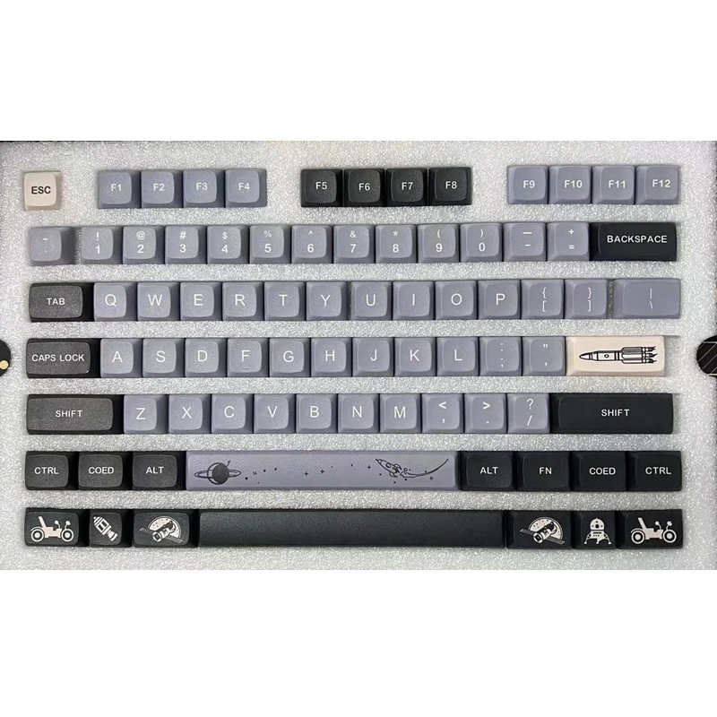 GMK Apollo Tastenkappen XDA Profil PBT Farbstoff Sublimation Mechanische Tastatur Keycap Für MX Schalter Mit 6,25 U 7U spacebar 61/64/68/87