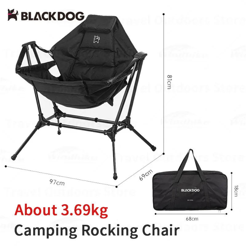 

Складное уличное кресло-качалка Naturehike BLACKDOG, регулируемое на 160 °, из алюминиевого сплава, для кемпинга и отдыха, портативное кресло-качалка с...