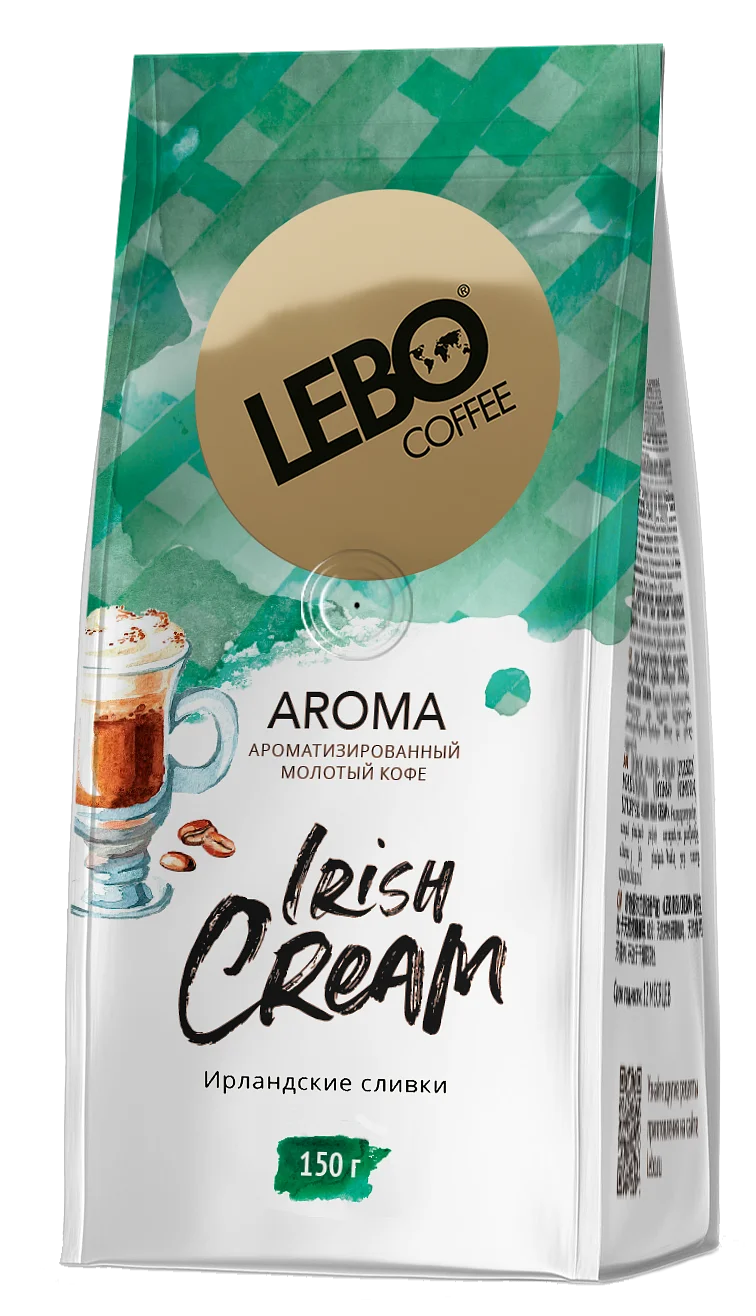 из 12 штук Кофе Lebo Aroma Irish Cream 150г пак мол