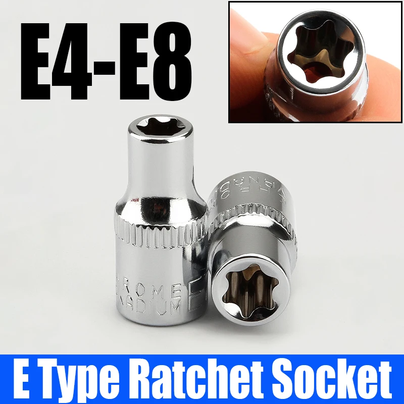 1 шт. торцевой ключ с трещоткой 1/4 дюйма