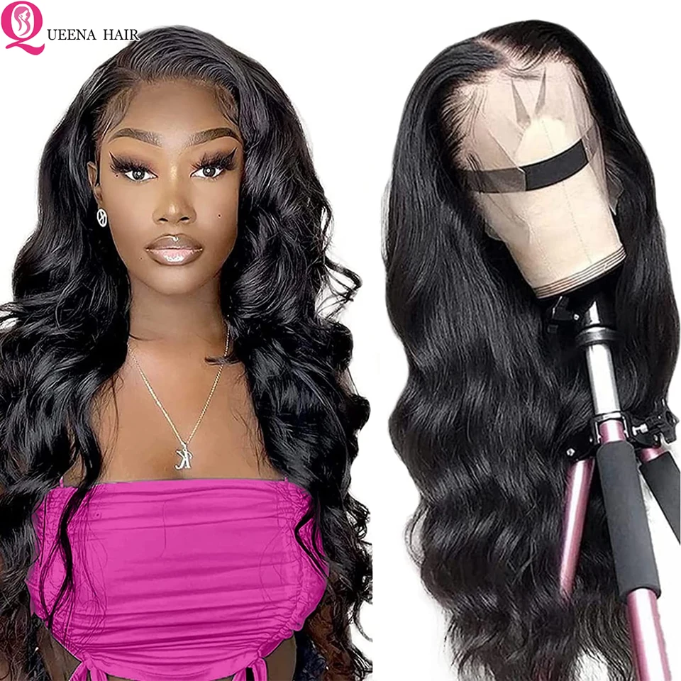 Lace Front Wigs Human Hair Body Wave 13x4 HD Lace Frontal Wig Pre Plucked with Baby Hair Brazilian Lace Front Human Hair Wigs