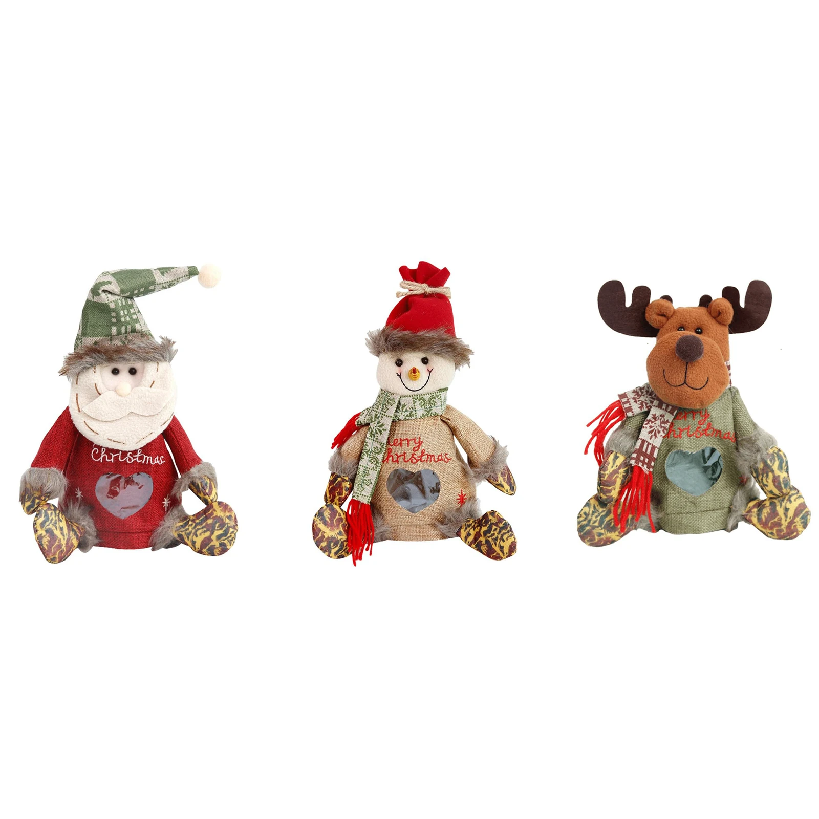 Прозрачный пакет для яблок на молнии - Рождественский подарок пожилым людям