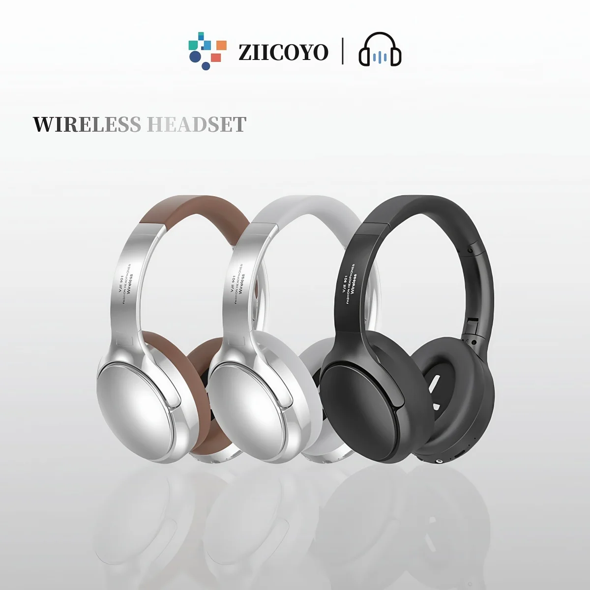 ZIICOYO Модные и универсальные беспроводные наушники Bluetooth 5.3 ретро-наушники