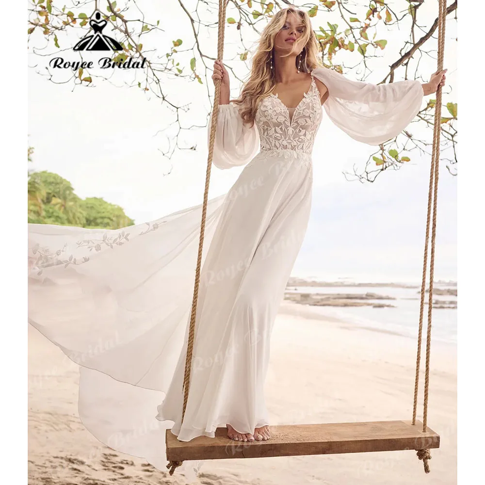 Свадебное кружевное платье с многоуровневой юбкой