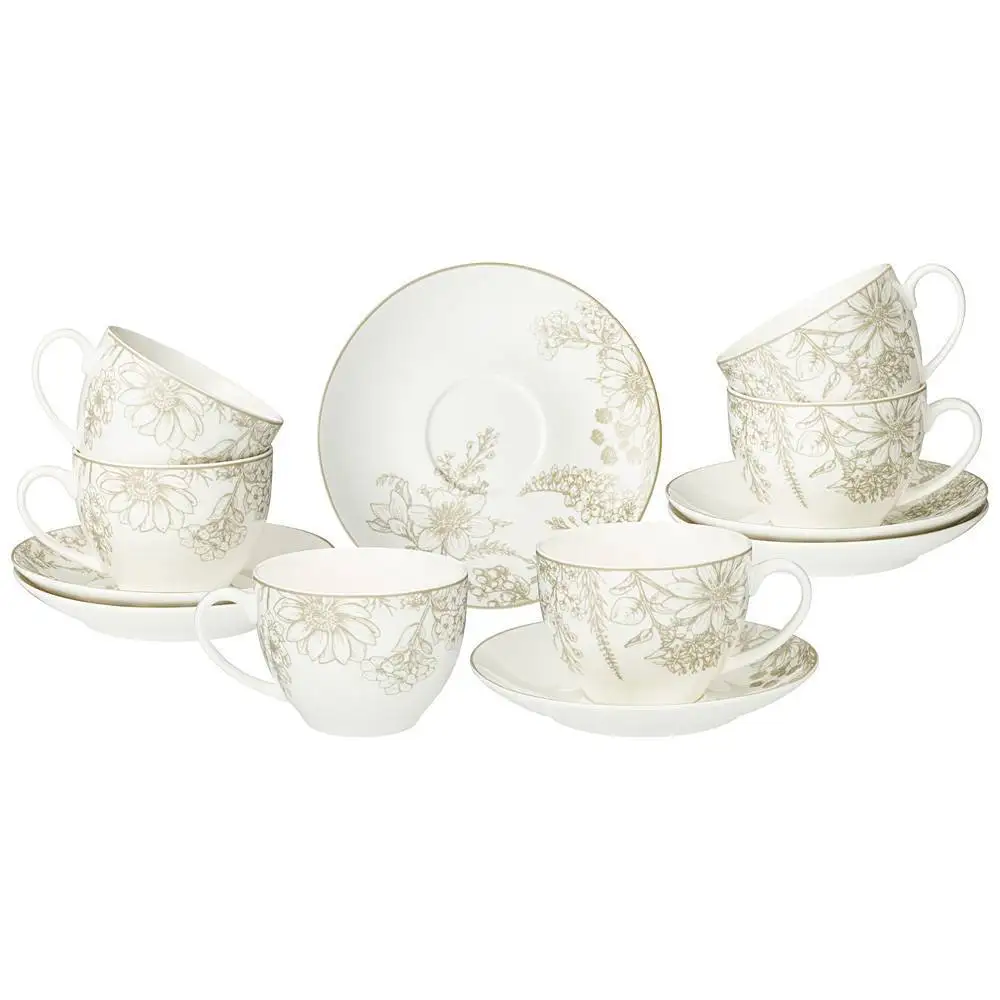 Чайный набор Lefard &quotParfum De Fleur&quot 300 мл 12 предмета 6 пар (87-230)