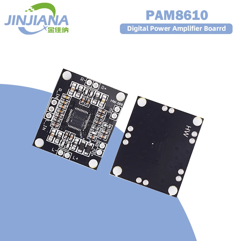 

Плата усилителя мощности PAM8610 D, плата цифрового усилителя мощности 2x15 Вт, двухканальный стерео мини-класс