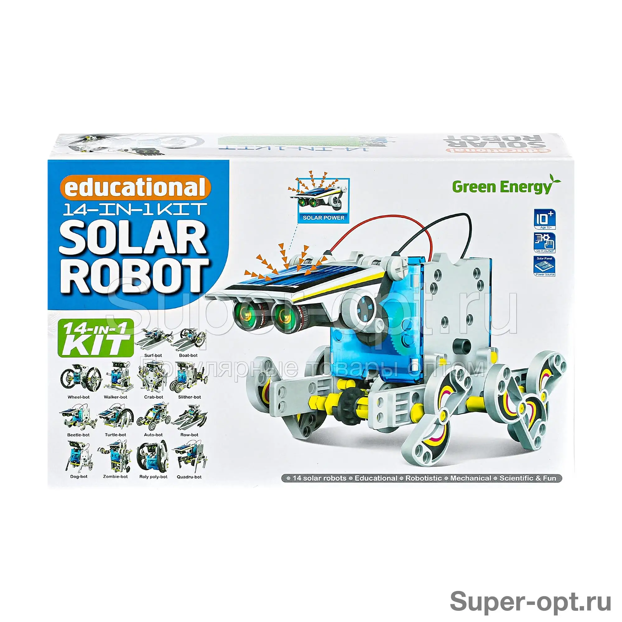 Solar robot 14 in1 Робот интерактивный на солнечной батарее конструктор детям |