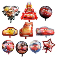 disney mcqueen cars red foil balloon cars theme racing kids wedding birthday party decoration supplies baby shower helium ballon